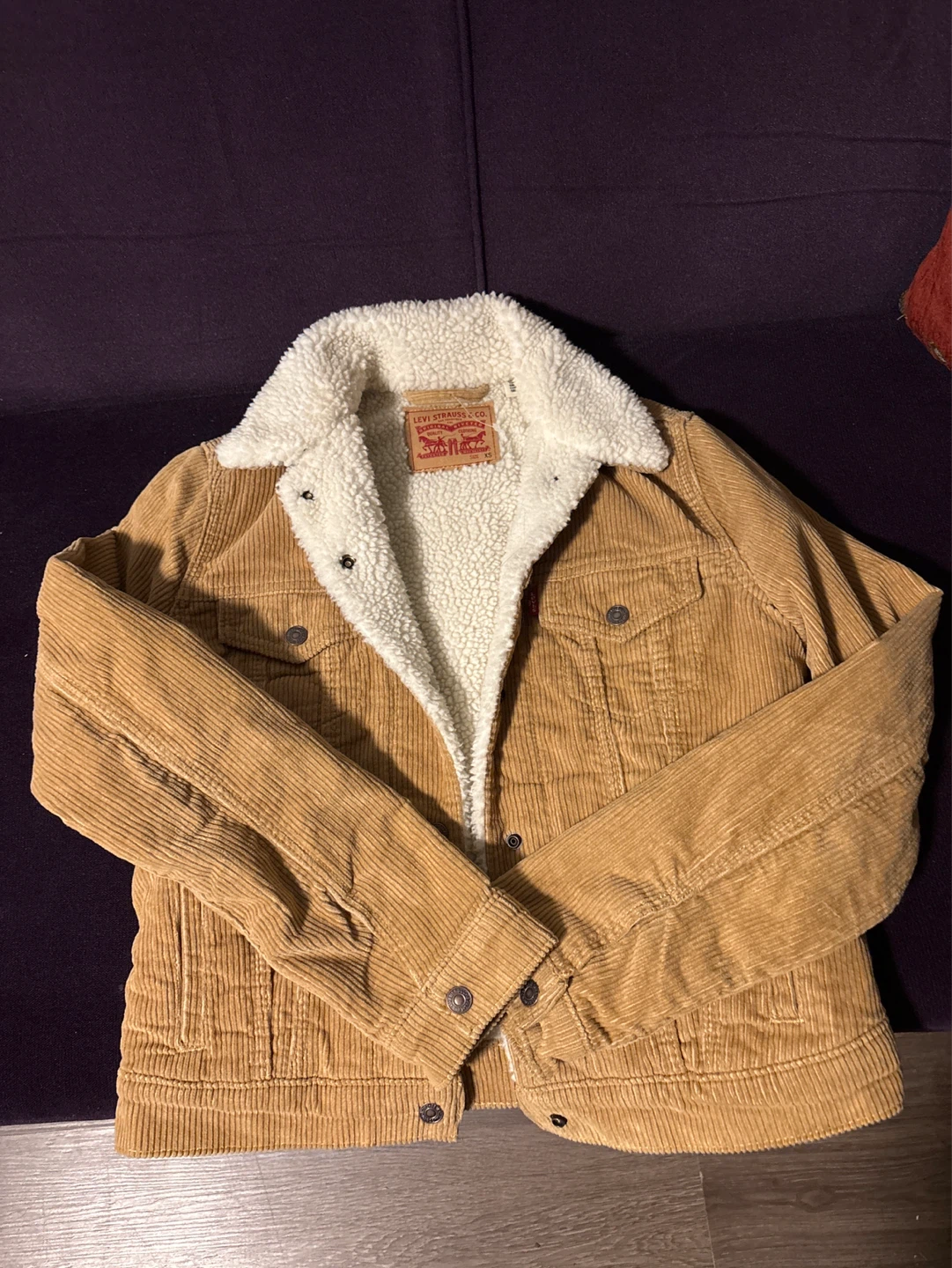 Levi's Sherpa Lined Corduroy Trucker Jacket - photo 2