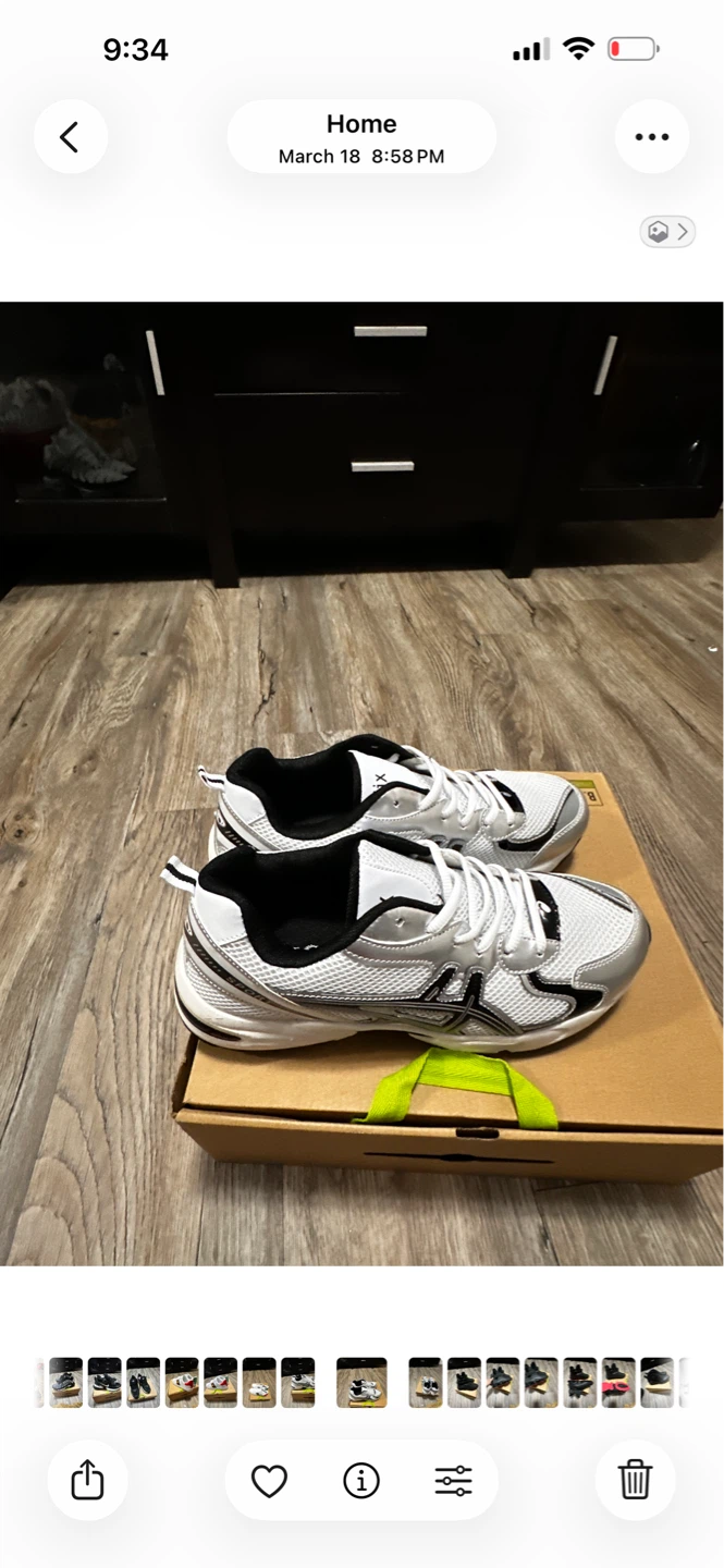 ASICS Women's White/Silver Running Shoes - photo 2