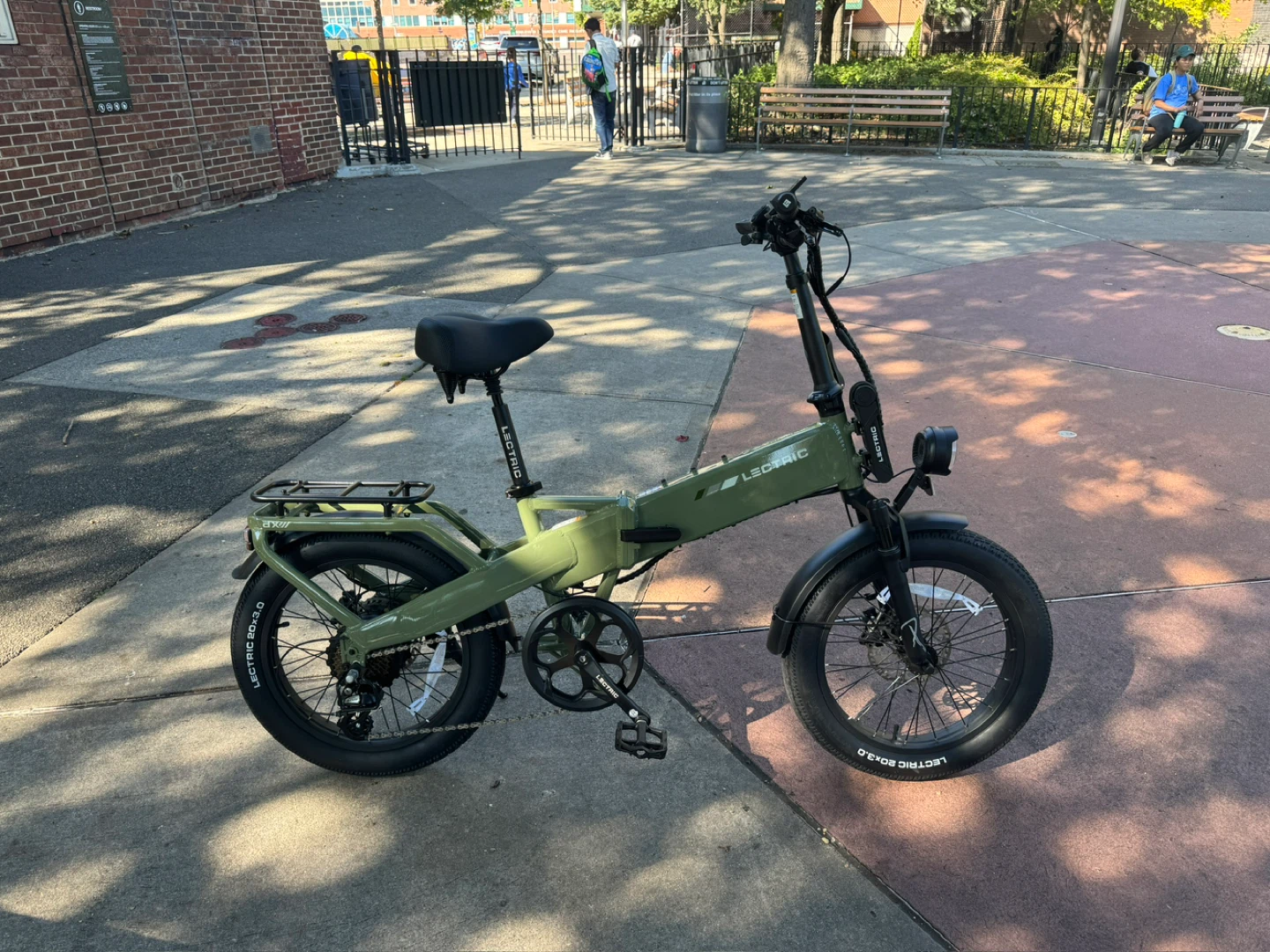 Lectric XP 4.0 Electric Folding Bike - Olive Green