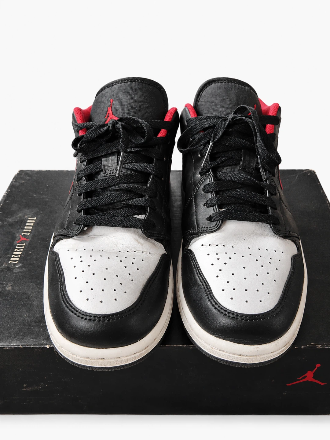 Air Jordan 1 Low Black Red White