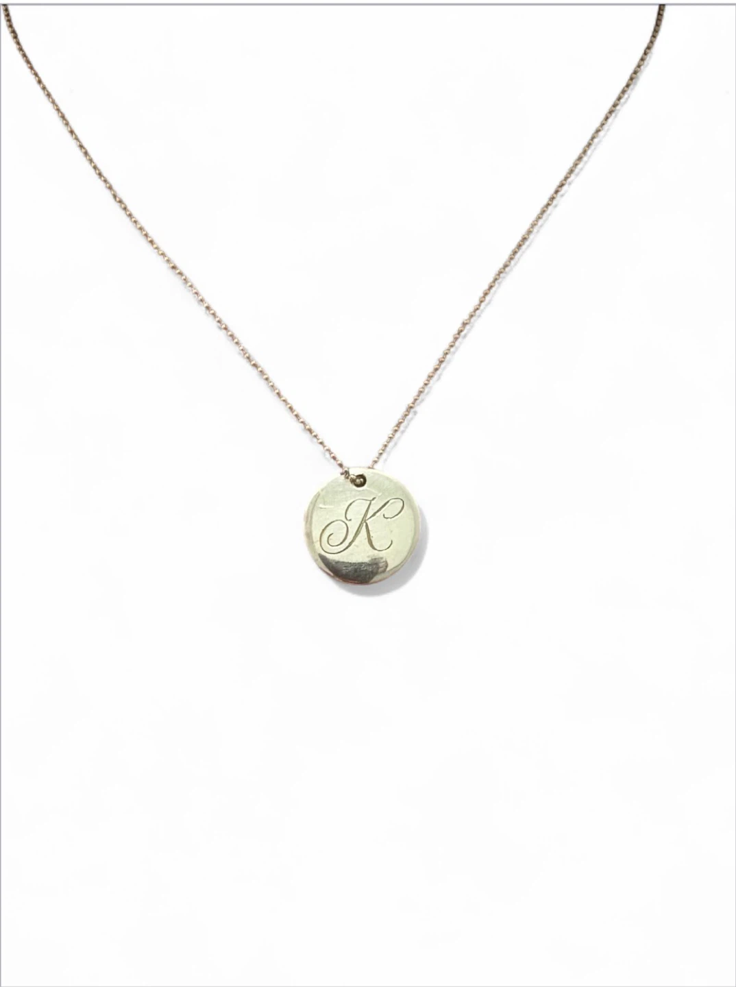 💯 Authentic Tiffany and Co. Notes Initial K Pendant Necklace - photo 2