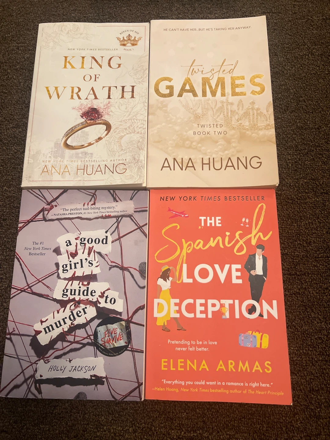 Ana Huang & Holly Jackson Books