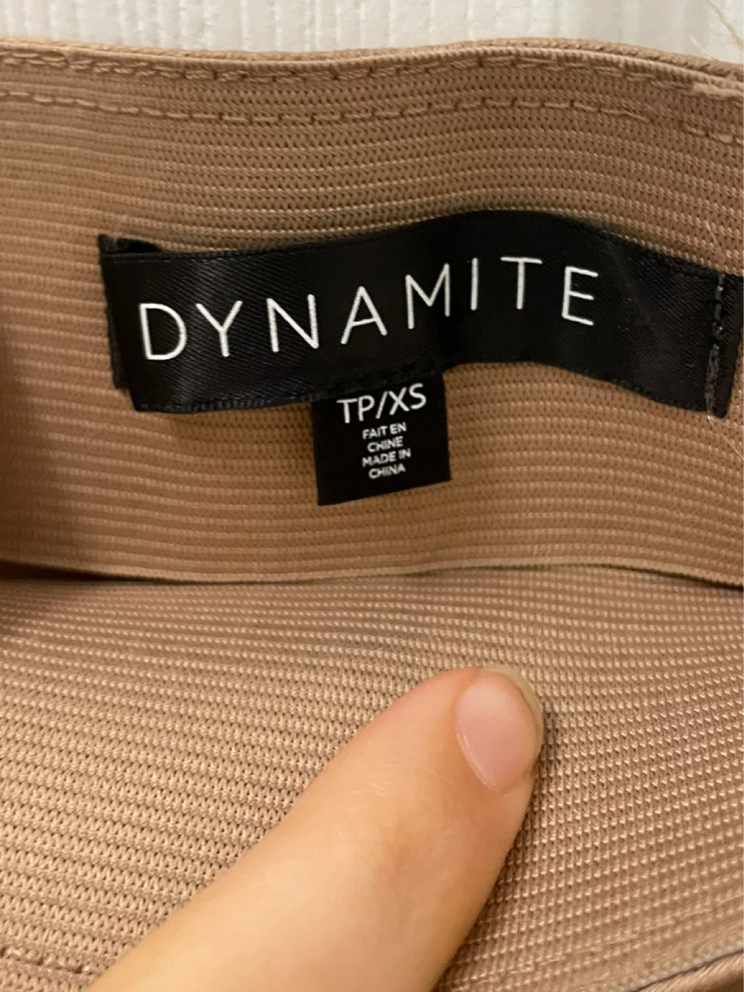Dynamite Gold Satin Skirt - TP/XS - photo 2