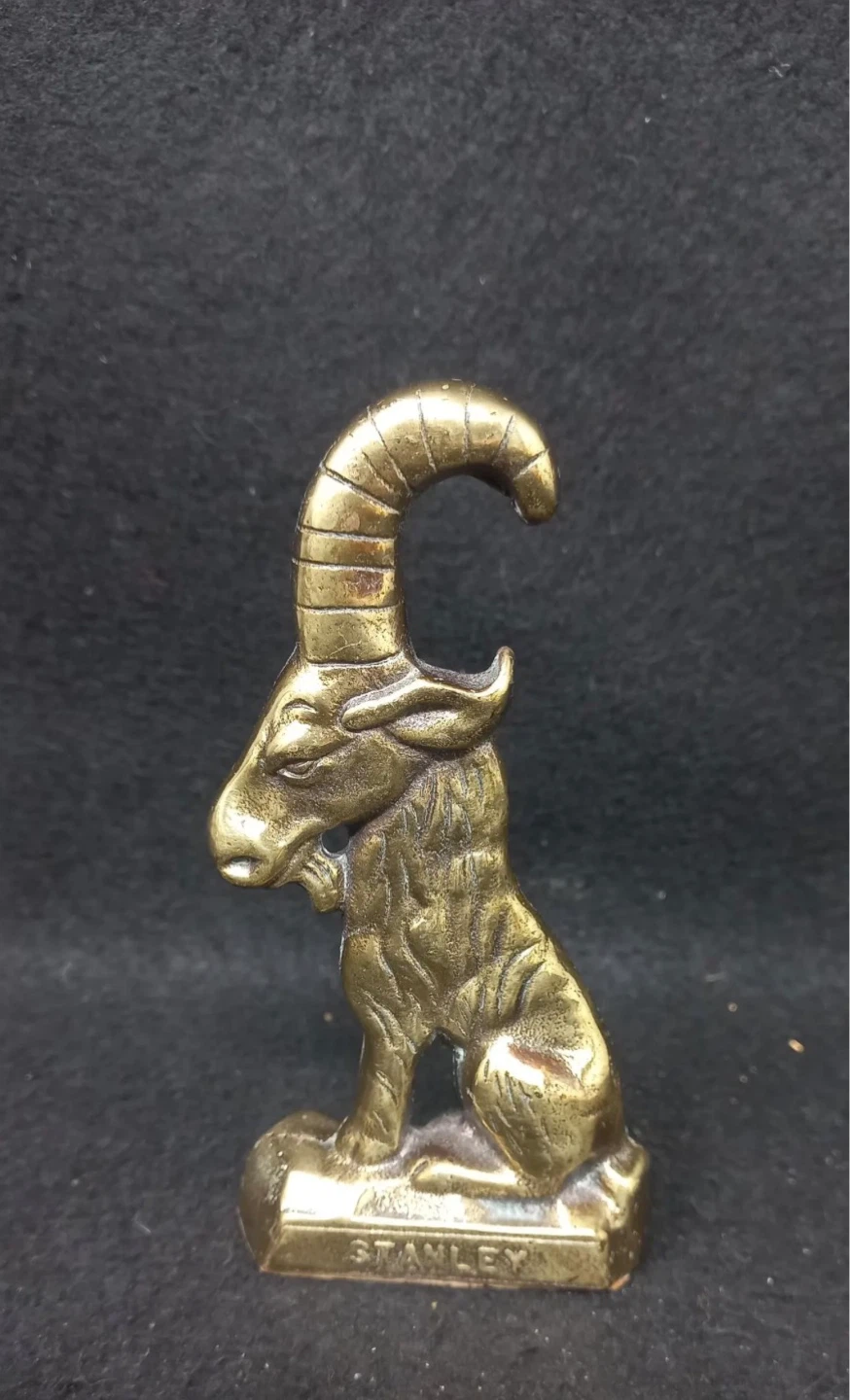 Vintage Stanley Hann Brass Goat Capricorn Bottle Opener - photo 2