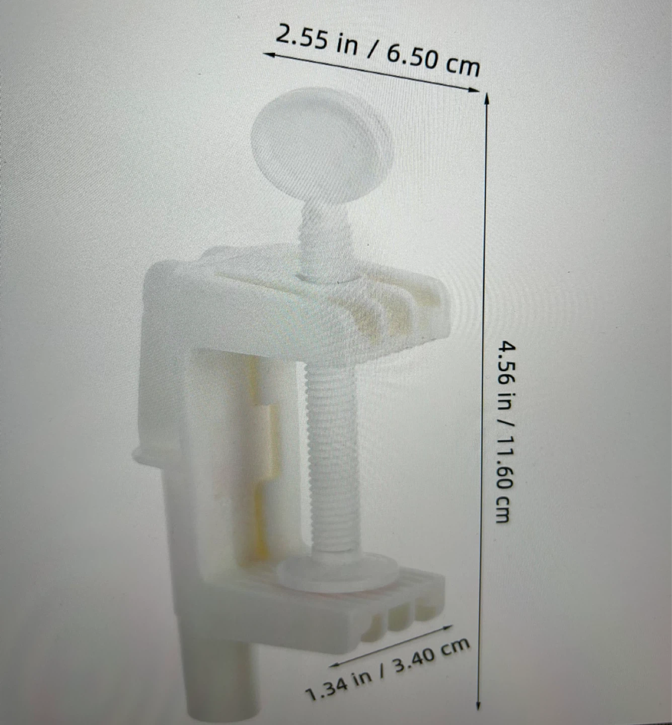 2 Pack Balloon Arch Support Clamp - White - photo 2