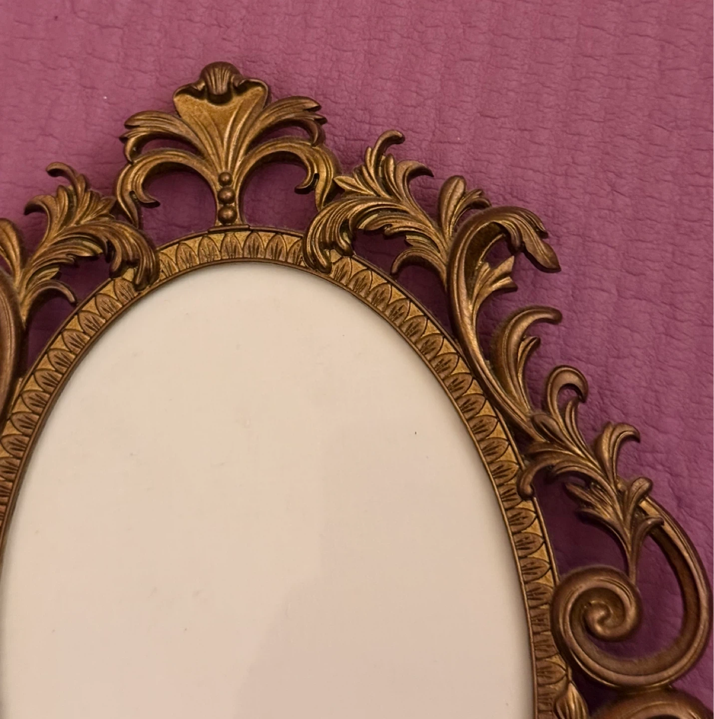 ⚽️Ornate Oval Tabletop Picture Frame - photo 3