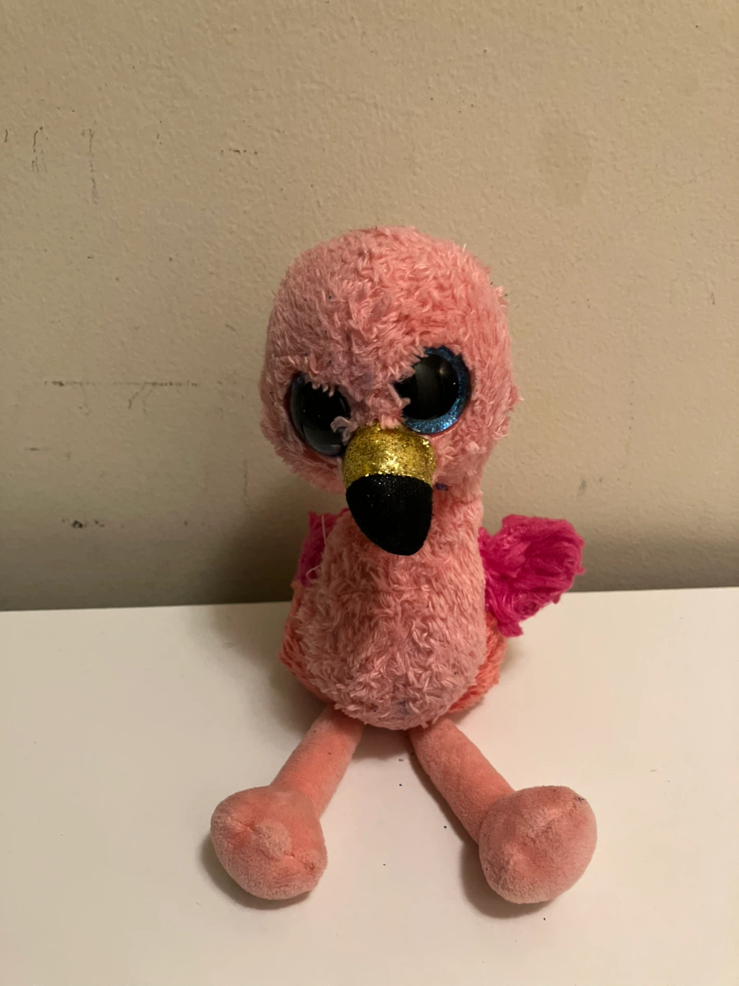 Pink Flamingo Beanie Baby Plush Toy - photo 2