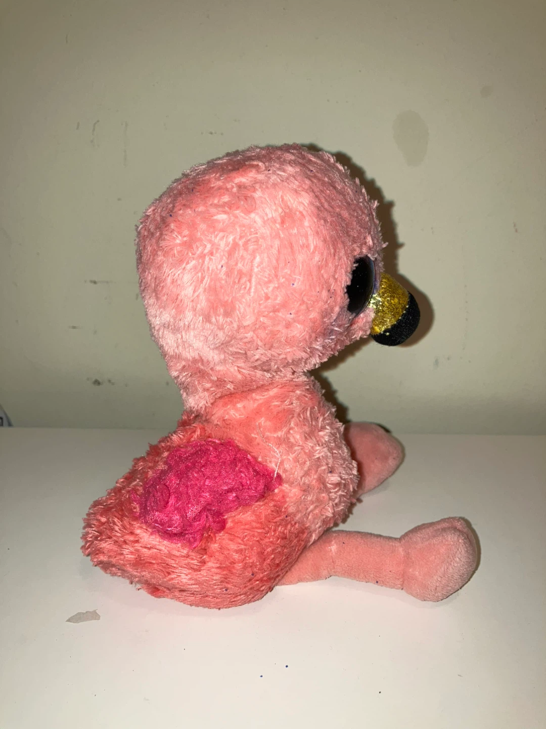 Pink Flamingo Beanie Baby Plush Toy - photo 3