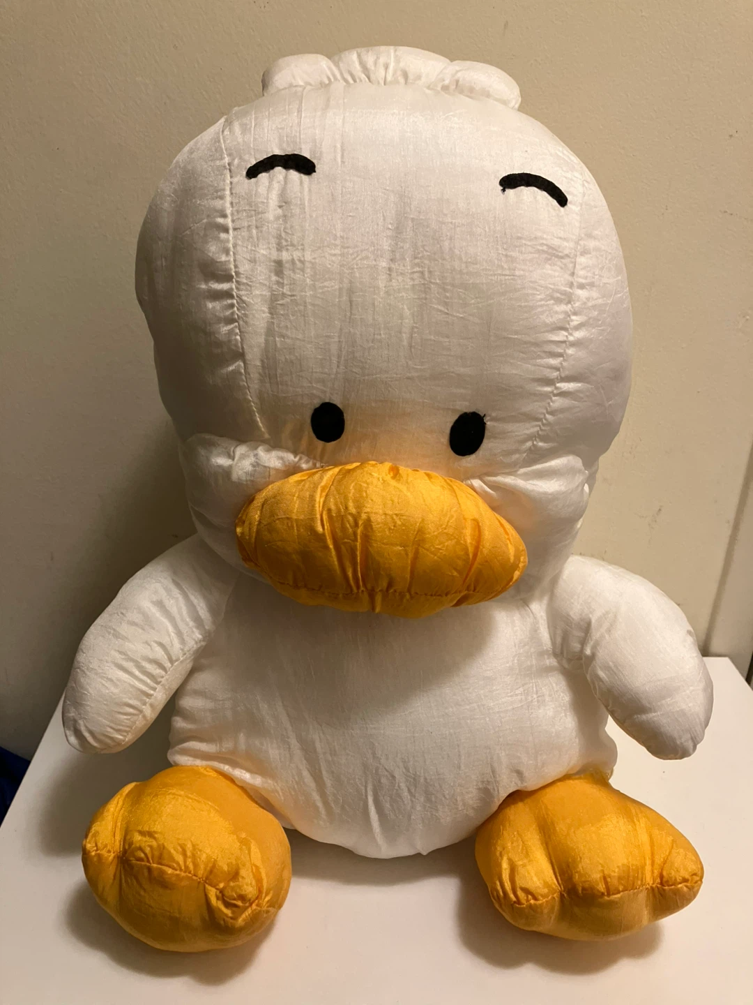 Large White Duck Plush Toy - photo 2