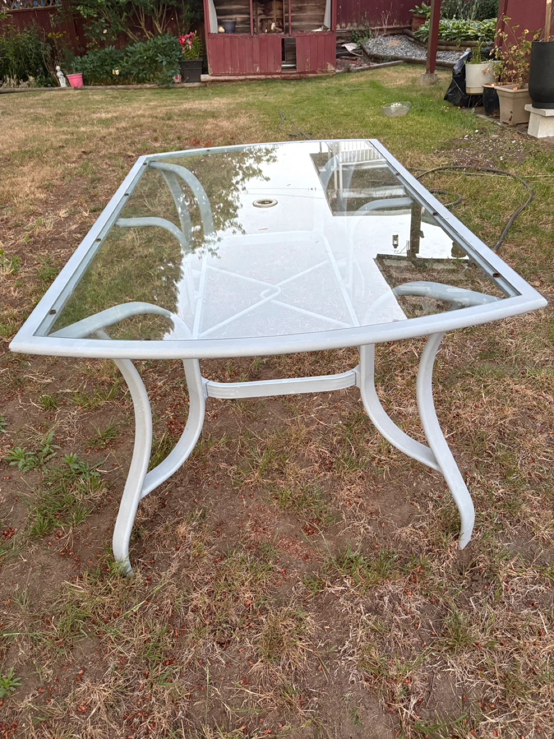 Glass Top Patio Table ONLY - photo 3