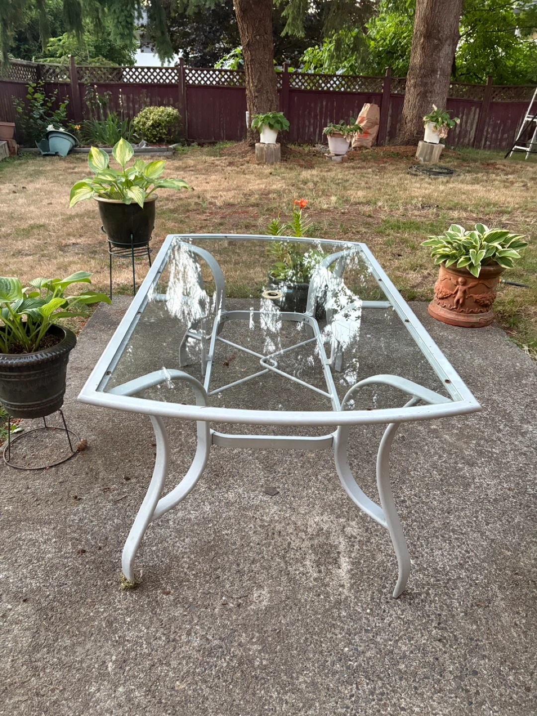 Glass Top Patio Table ONLY - photo 5