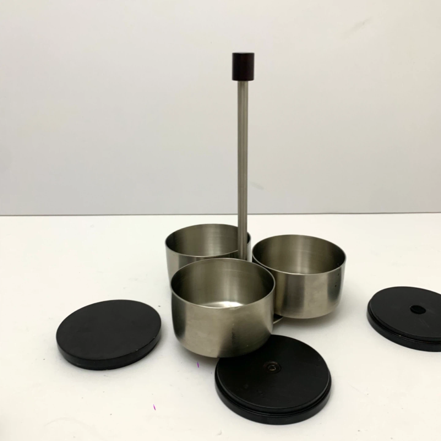 Condiment Holder Serving Caddy Stainless Steel Server Kitchen - photo 5