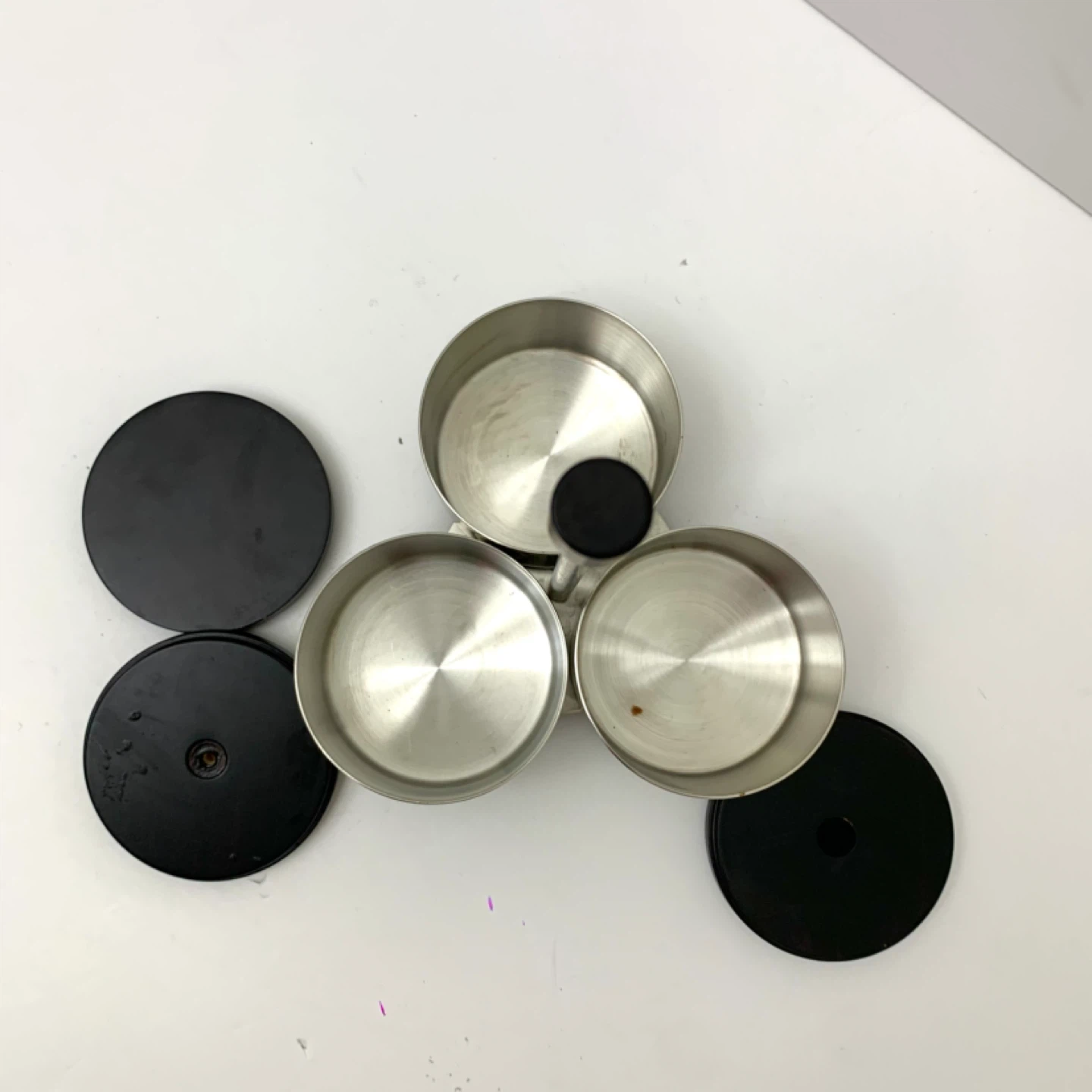 Condiment Holder Serving Caddy Stainless Steel Server Kitchen - photo 4