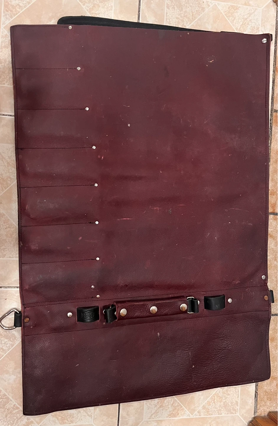 Horace & Jasper Leather knife roll