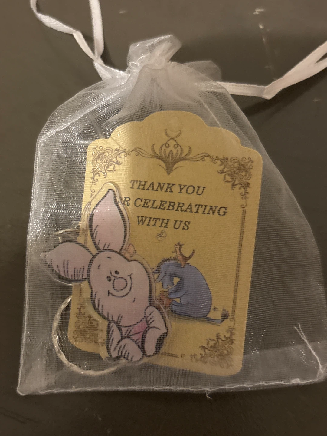 Winnie the Pooh Piglet Keychain Favor⚽️