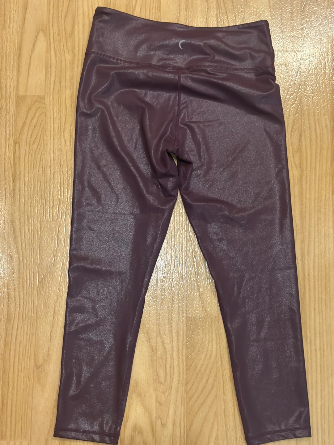 Zyia Active Purple Metallic Leggings Size 12 - photo 2