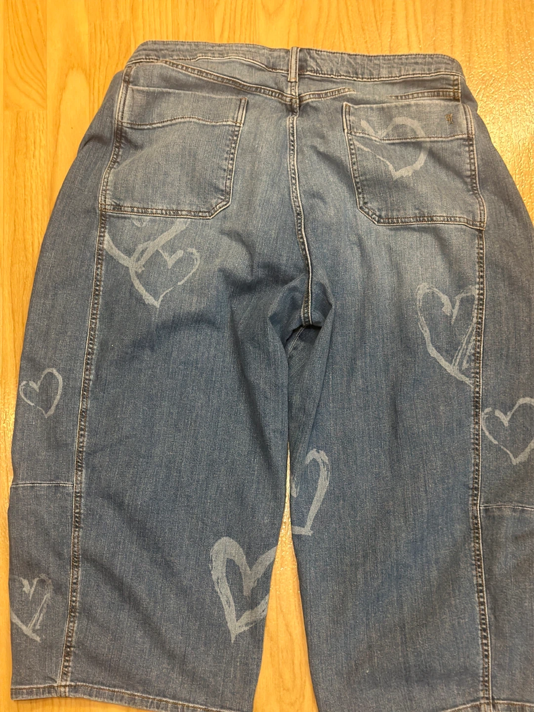 Pilcro Denim Shorts with Hearts - photo 2
