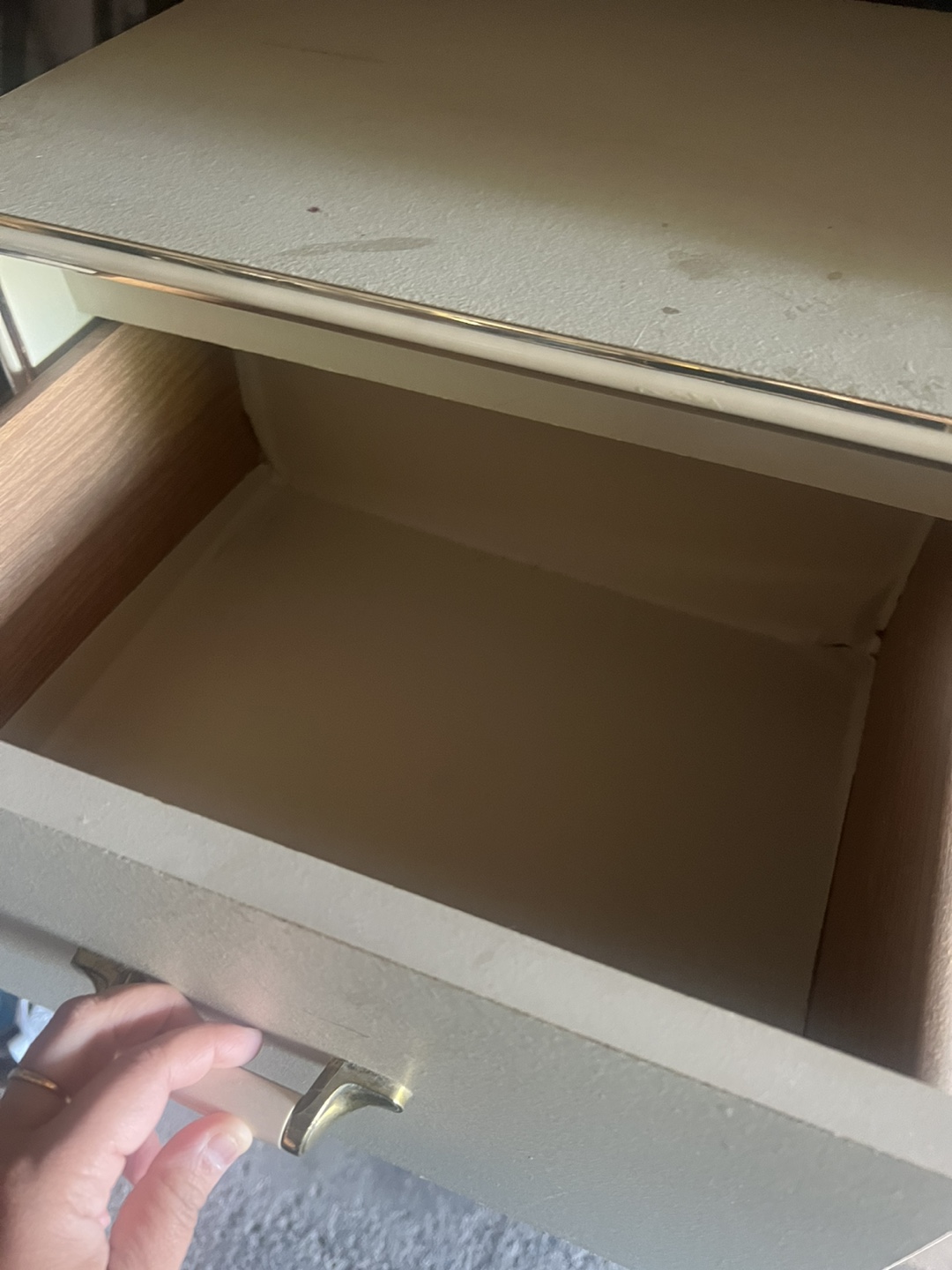 Set of nightstand cream colour - photo 3