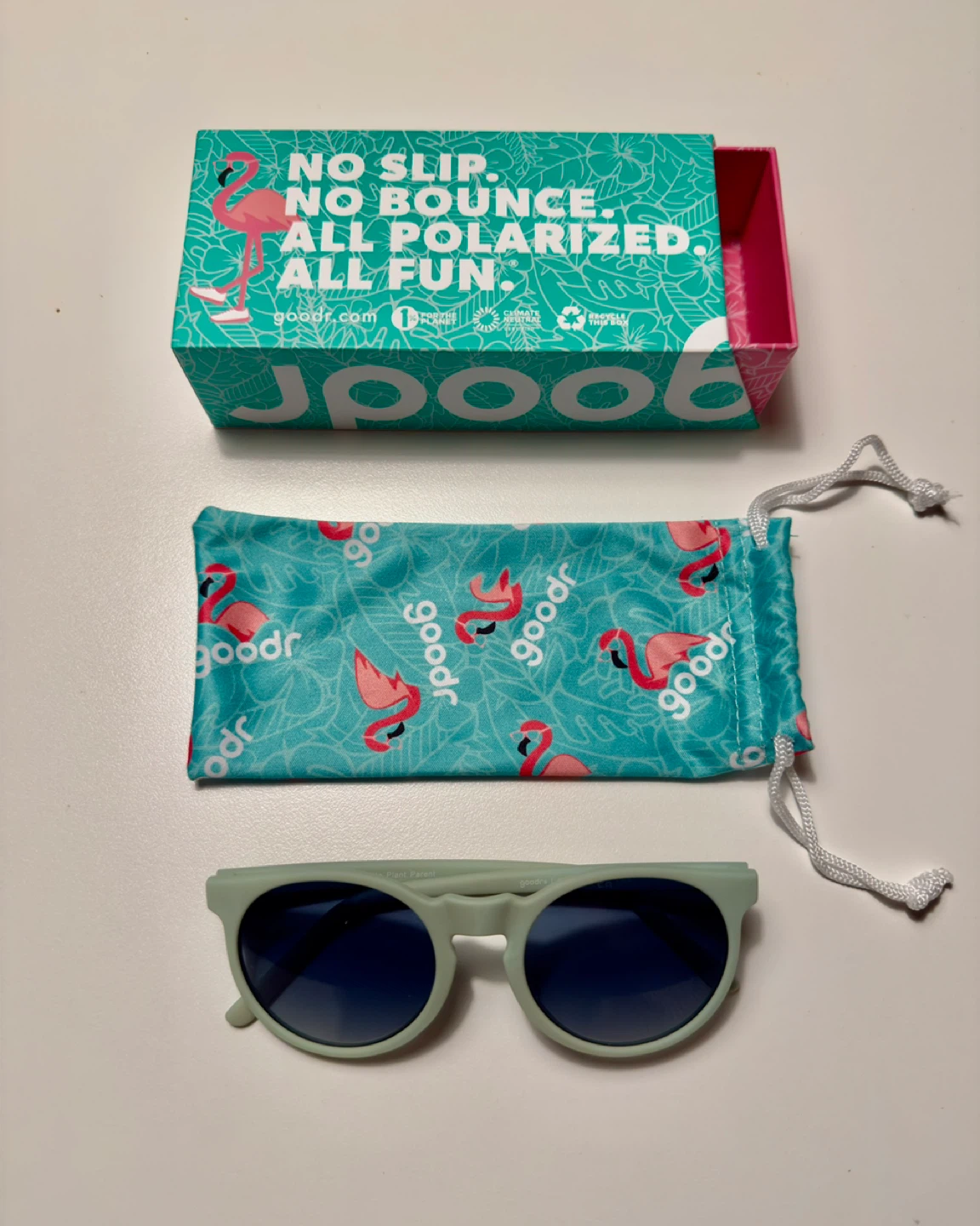 Goodr Polarized Sunglasses - Mint Green - photo 2