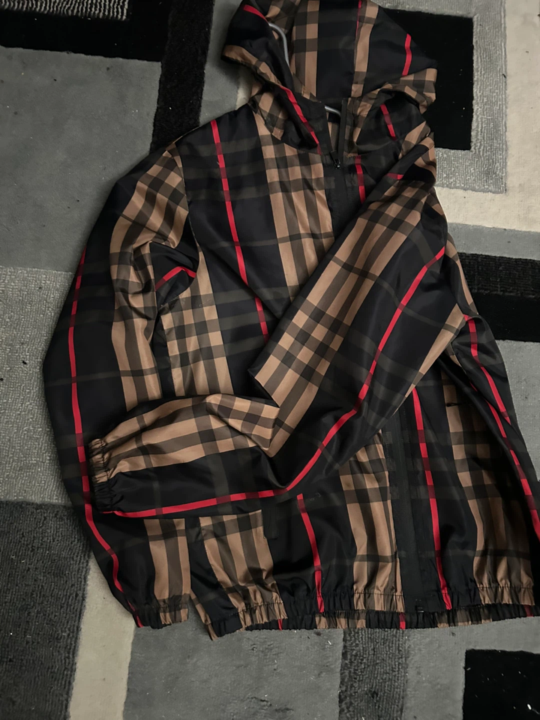 Burberry Nova Check Hooded Jacket