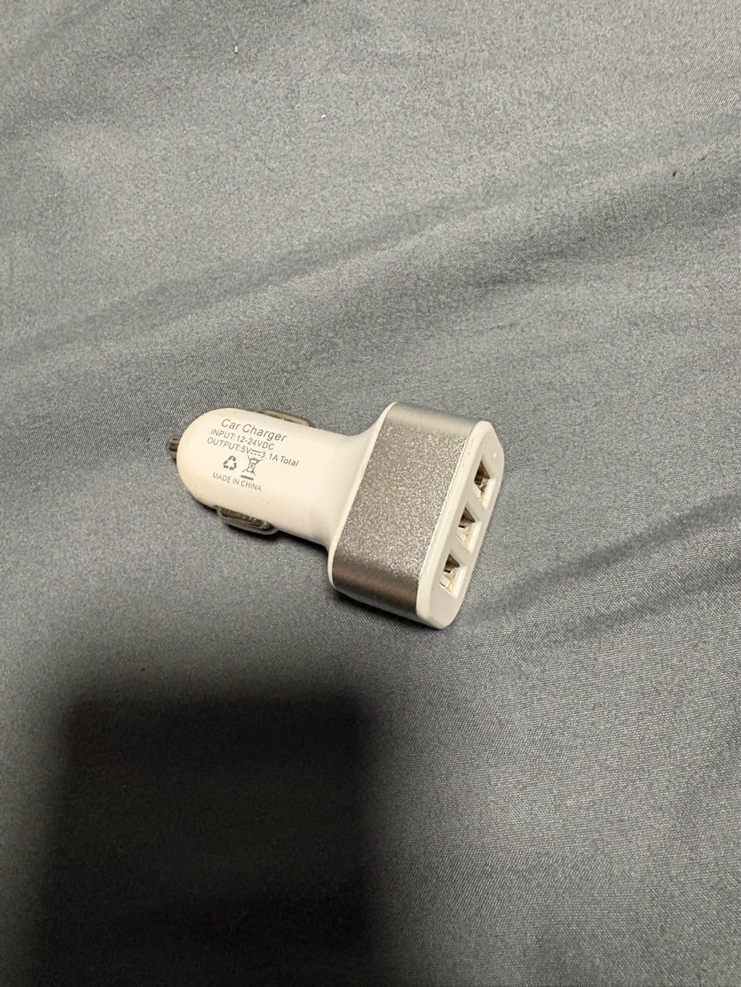 3 Port USB Car Charger Adapter
