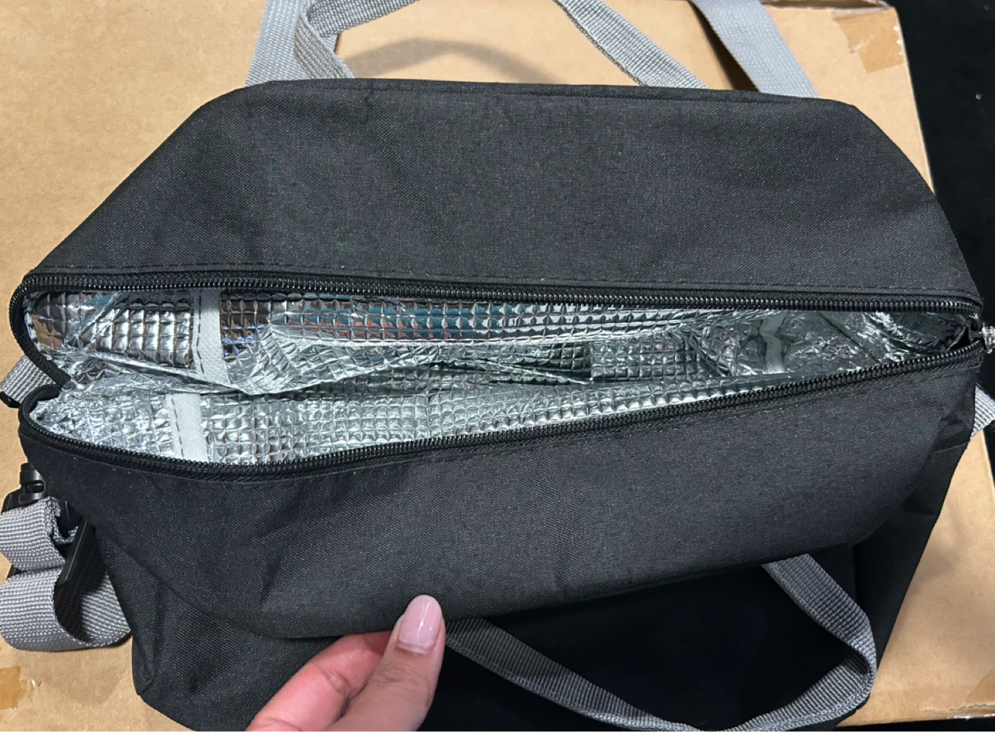 Tasty Food Black Lunch Bag - photo 2