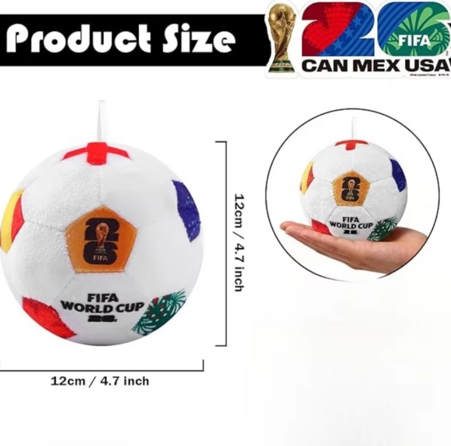 FIFA World Cup Plush Keychain Ball ⚽ - photo 4
