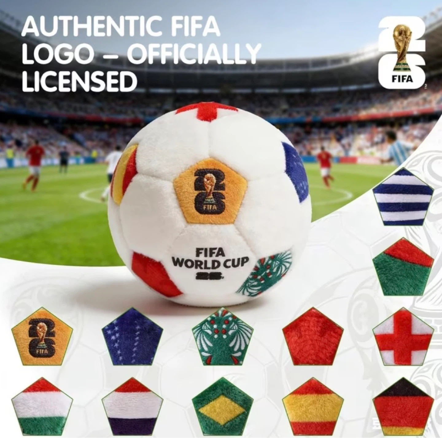 FIFA World Cup Plush Keychain Ball ⚽ - photo 2