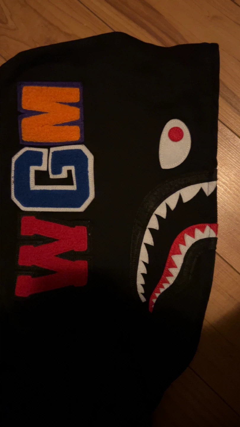 Bape plain black hoodie - photo 2