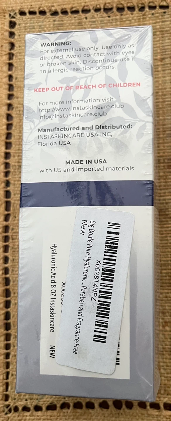 InstaSkincare Hyaluronic Acid Facial Serum 8 FL OZ - photo 2