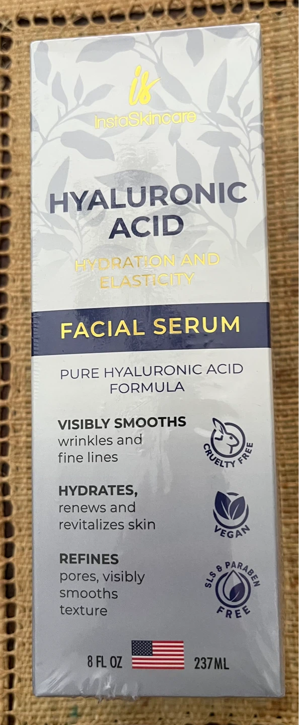 InstaSkincare Hyaluronic Acid Facial Serum 8 FL OZ