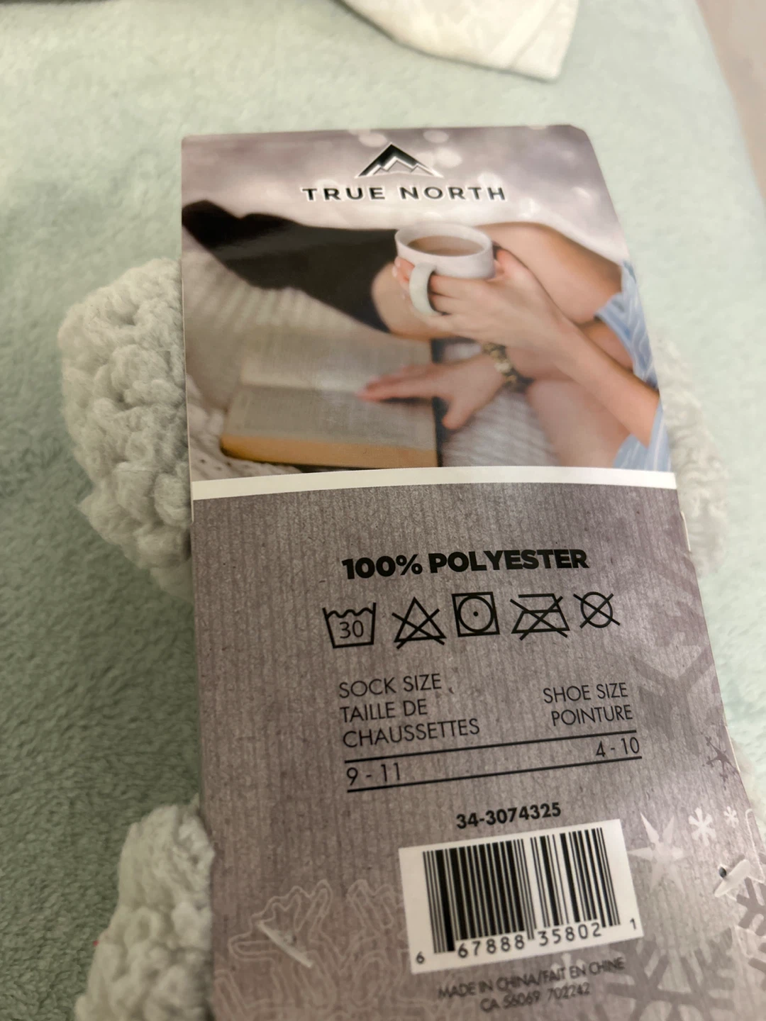 True North Sherpa Slipper Socks Grey - photo 2