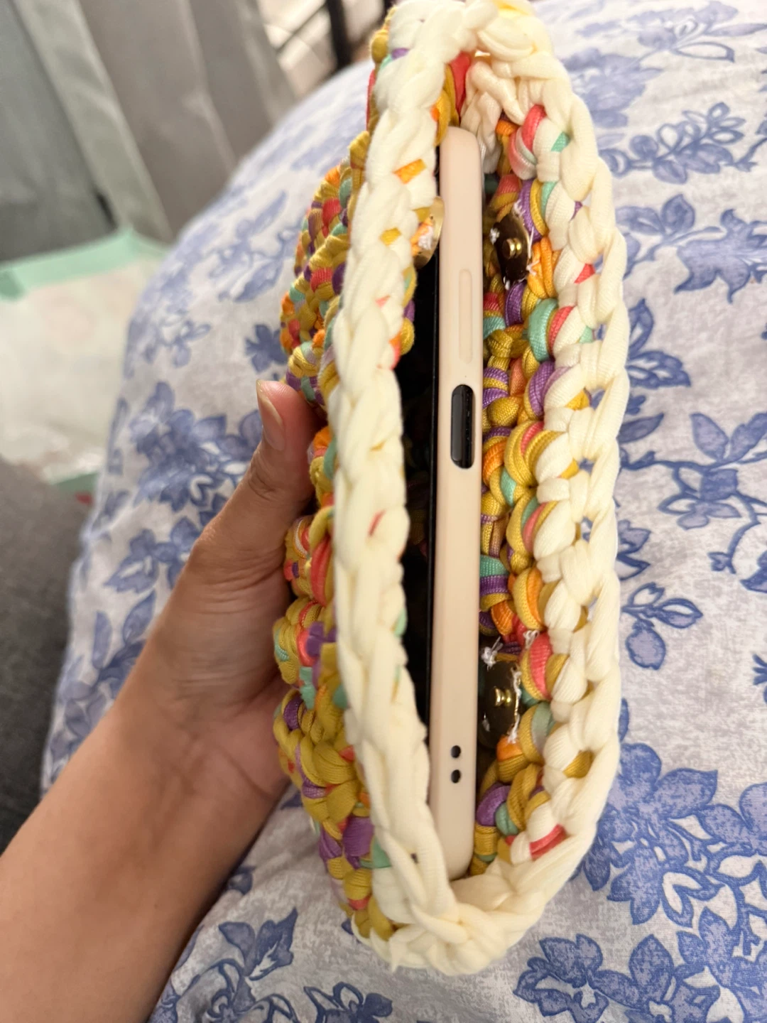 Handmade Crochet Pouch Clutch - photo 2