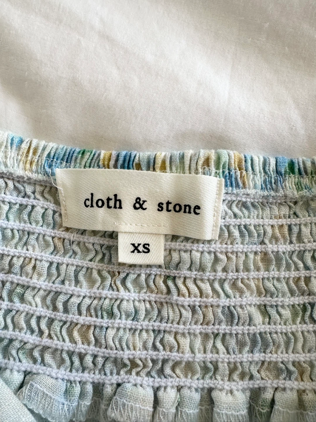 ⚽️ Cloth & Stone 100% linen Floral Mini Dress - size XS - photo 5