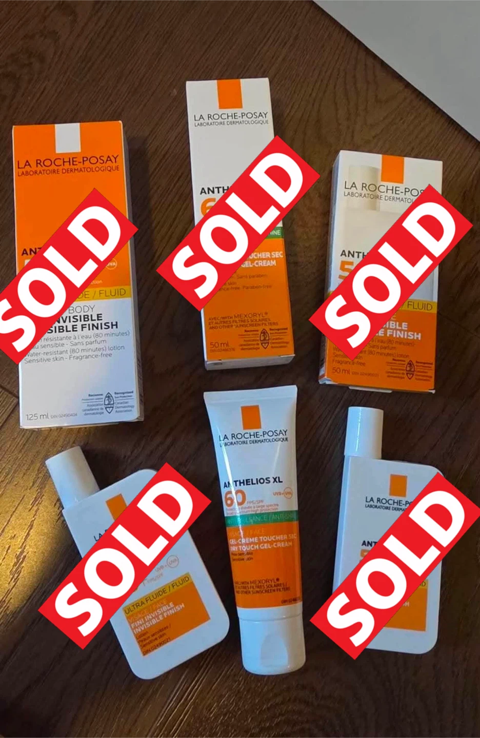 La Roche-Posay Anthelios Sunscreen Lot (50+ and XL 60)