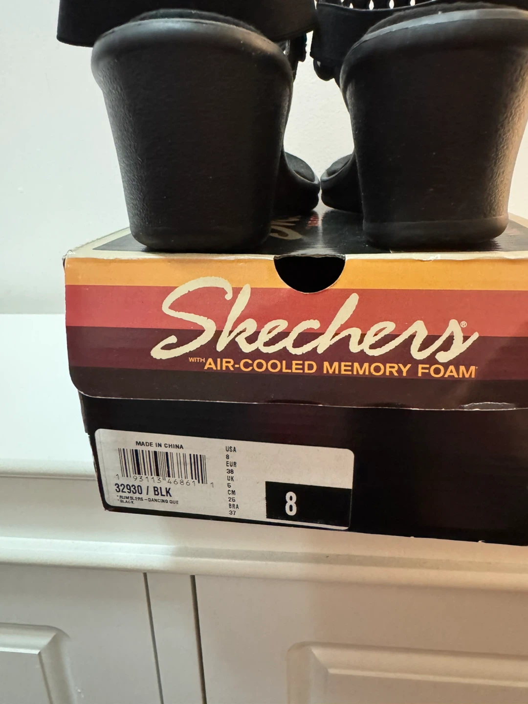 Skechers  Black Wedge Sandals ⚽️ - photo 3