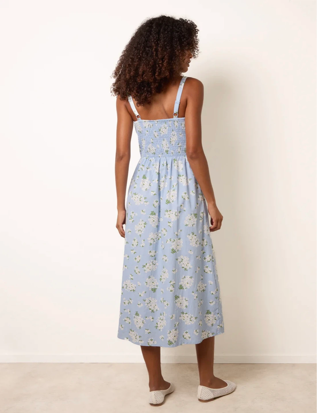 ⚽️ 🆕 SIM & SAM Floral Corset Waist Midi Dress - size XS - photo 3