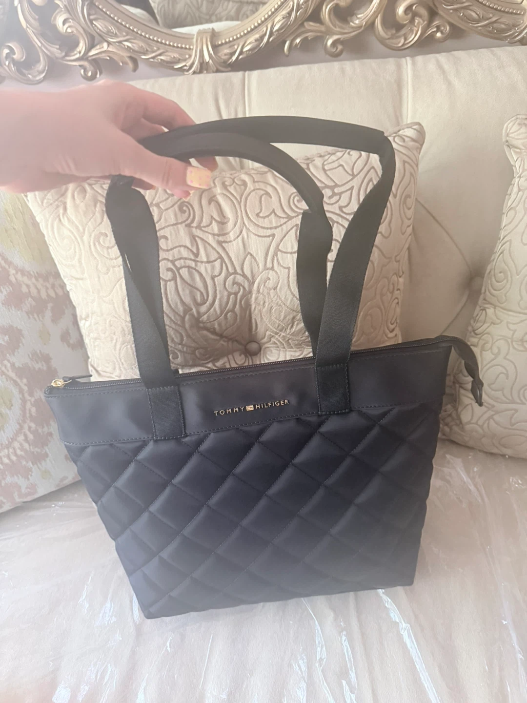 Tommy Hilfiger Quilted Tote Bag
