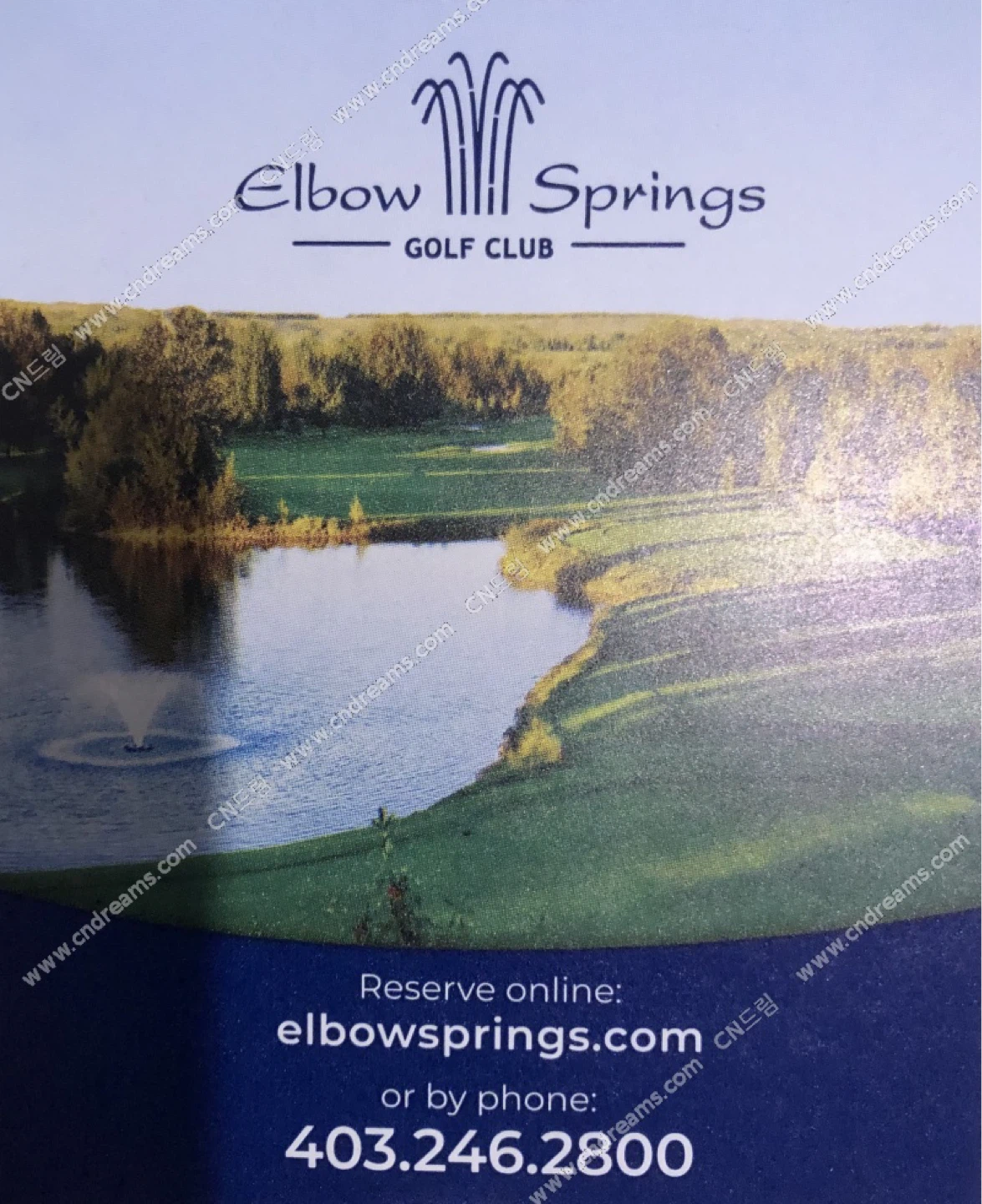 Elbow Springs Golf_Weekday Round Available
