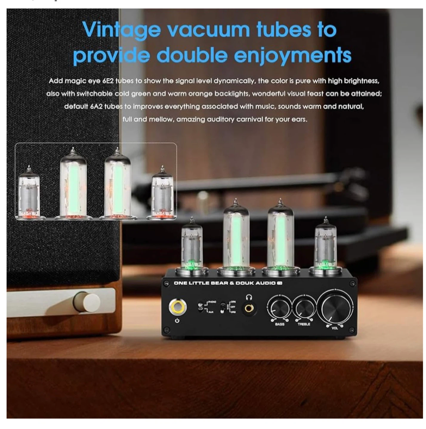 Douk Audio T9 Vacuum Tube Phono Preamplifier - photo 5