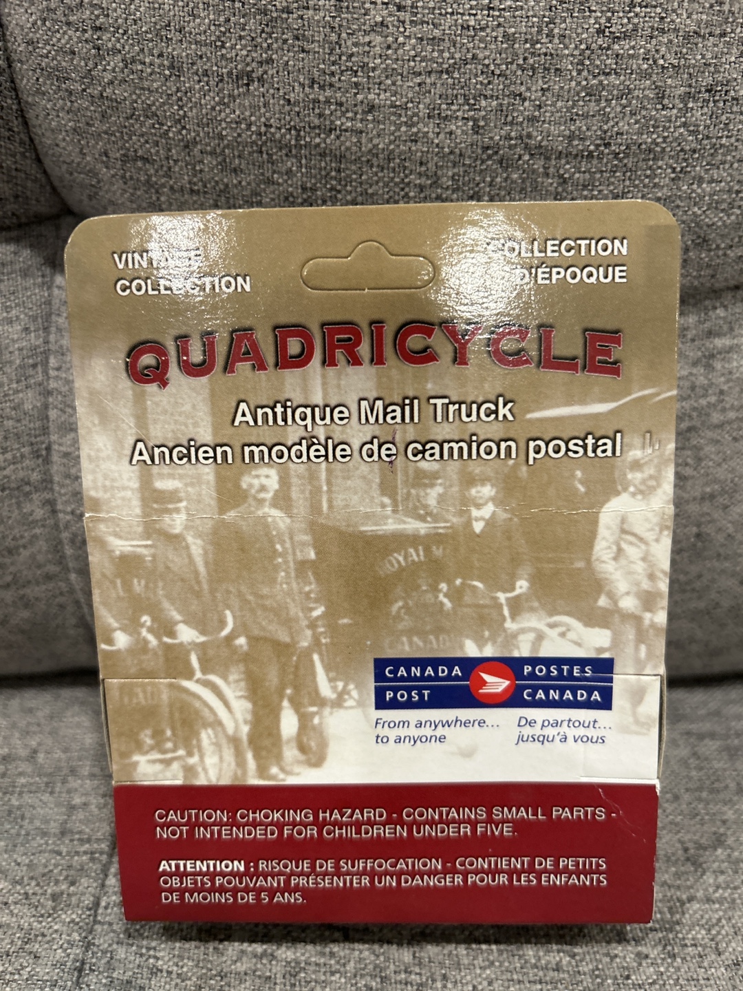 QUADRICYCLE Antique Mail Truck Die Cast Metal - photo 2