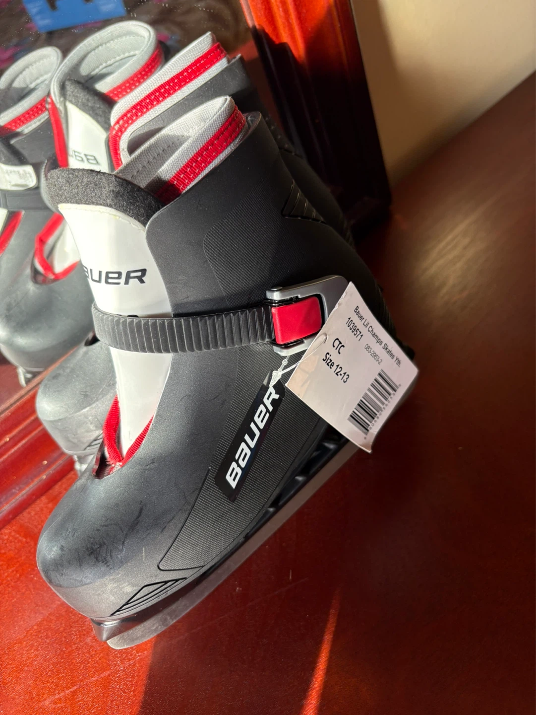 Bauer lil champs skates yth size 12-13 - photo 4