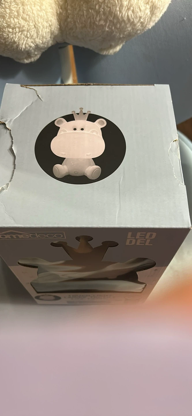 Brand New Homedeo Hippo Touch Nightlight - photo 5