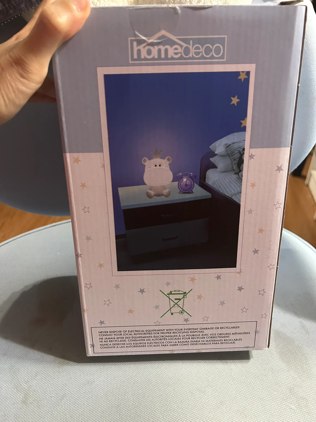 Brand New Homedeo Hippo Touch Nightlight - photo 2