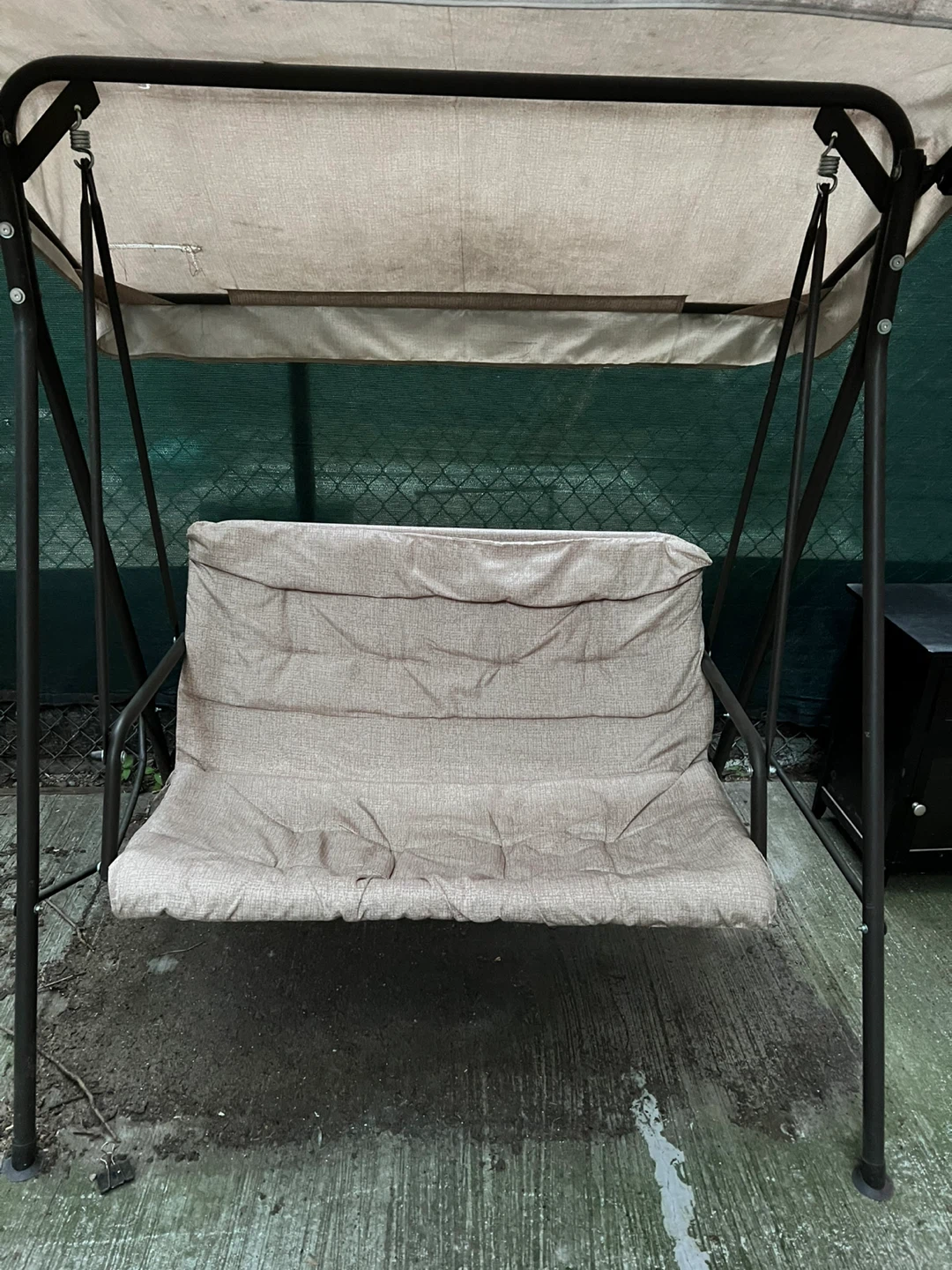 Backyard  2 seats Swing Chair with Canopy