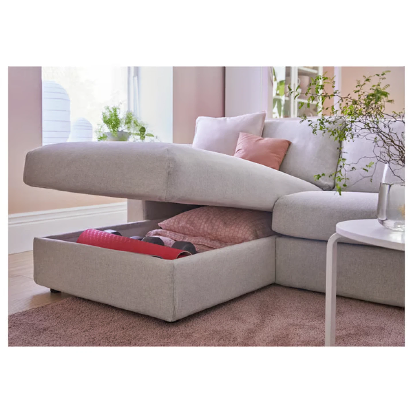 🔥 FIFA ready IKEA FINNALA Sofa Bed Sectional + Storage Chaise 🔥 - photo 5