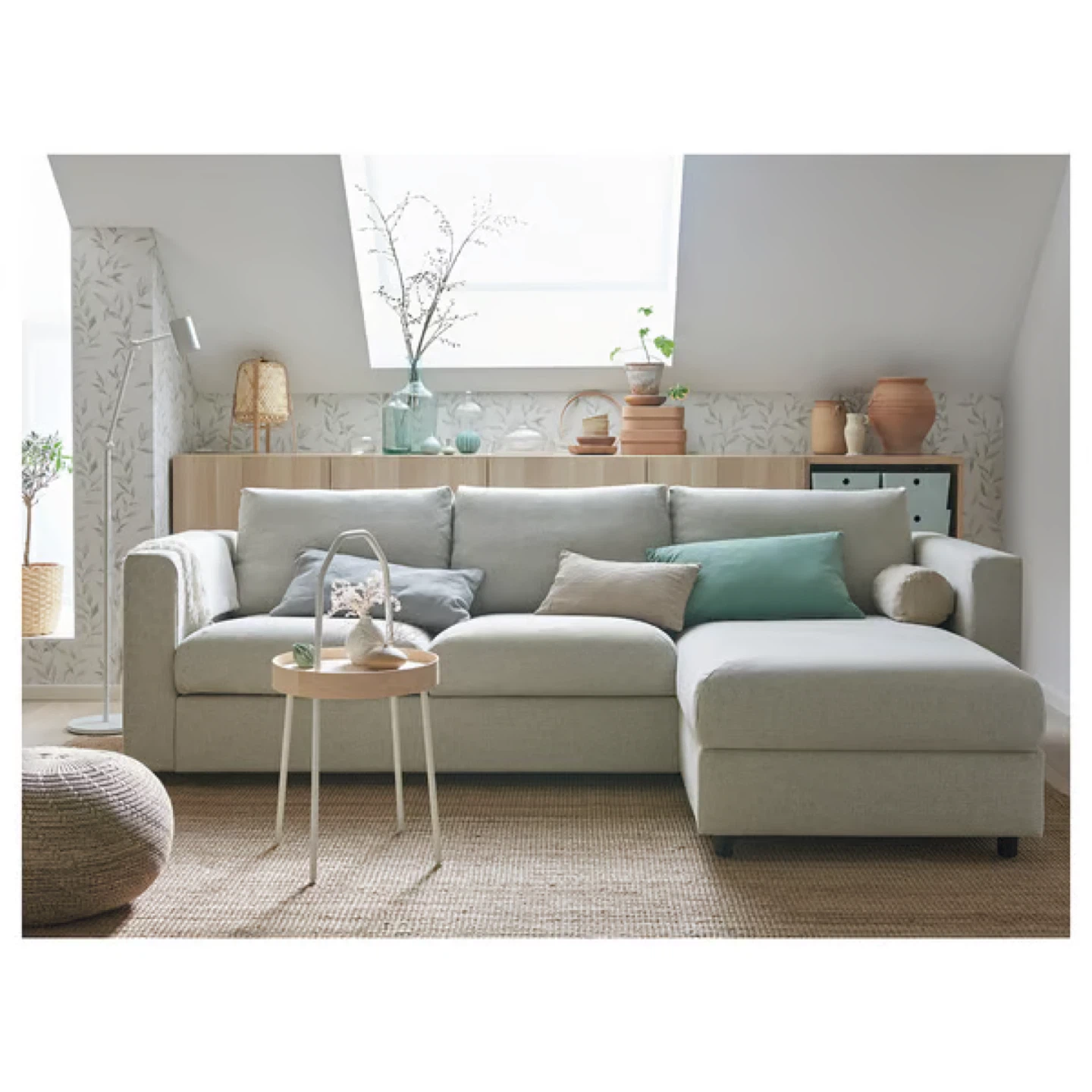 🔥 FIFA ready IKEA FINNALA Sofa Bed Sectional + Storage Chaise 🔥 - photo 4