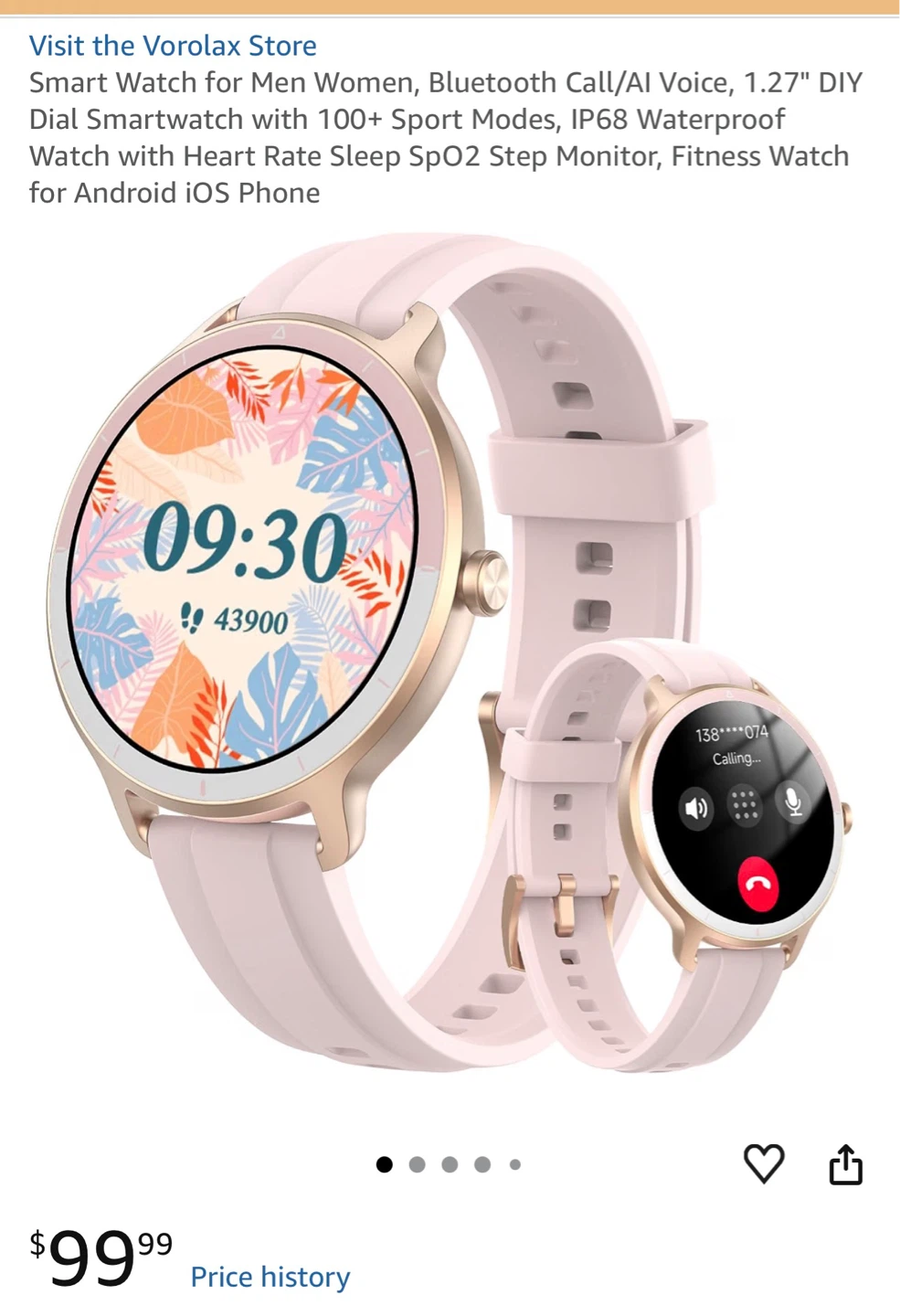 Brand new. Smart Watch for Women - Bluetooth Calls, 1.27" Dial