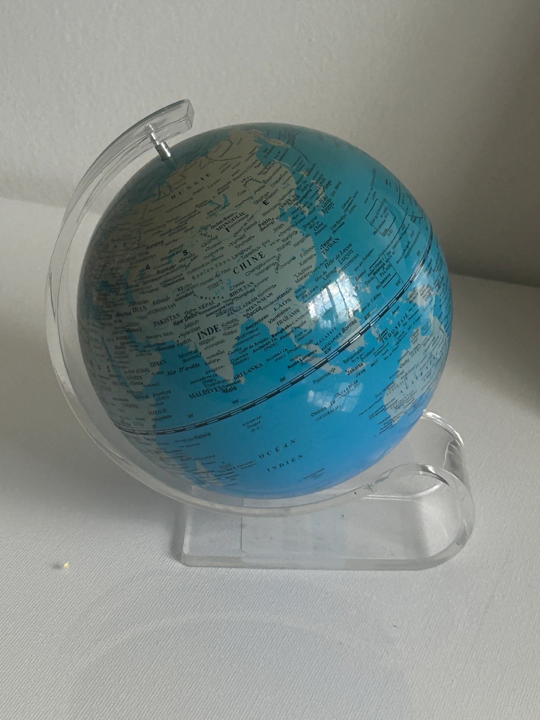 Blue Globe with Stand
