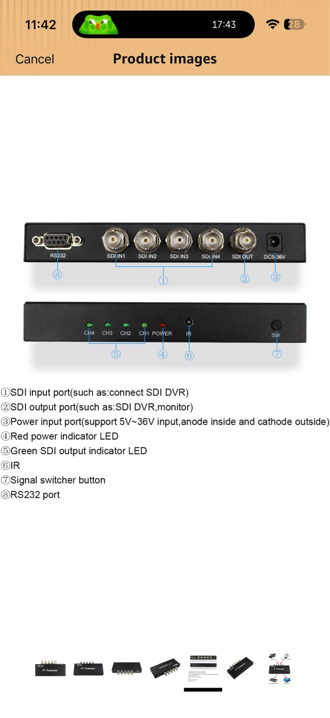 Wiistar SDI 4x1 Video Switcher – NEW 🔥 - photo 3